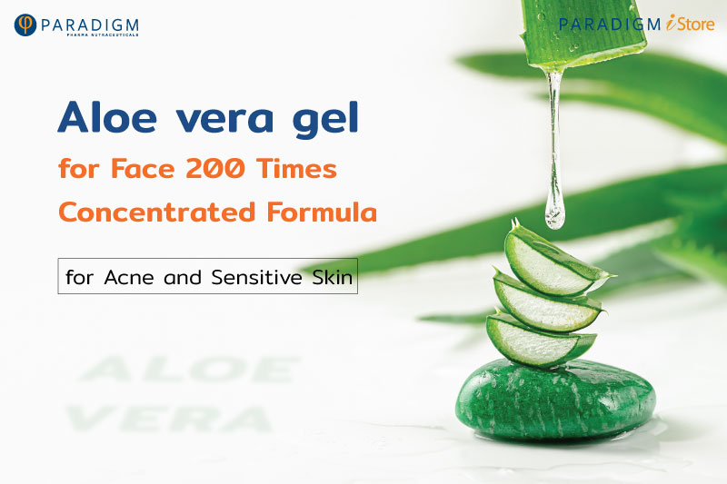 Aloe vera gel for face and body