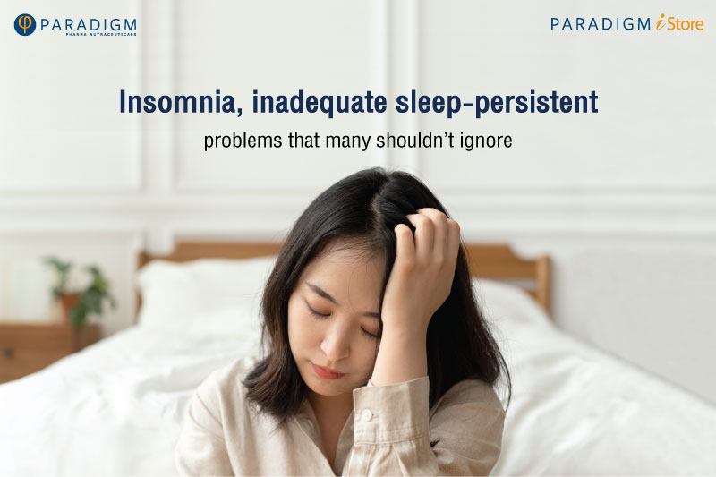 Insomnia, inadequate sleep-persistent problems that many shouldn't ignore.