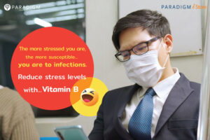 The more stressed you are, the more susceptible you are to infections. Reduce stress levels with vitamin B.